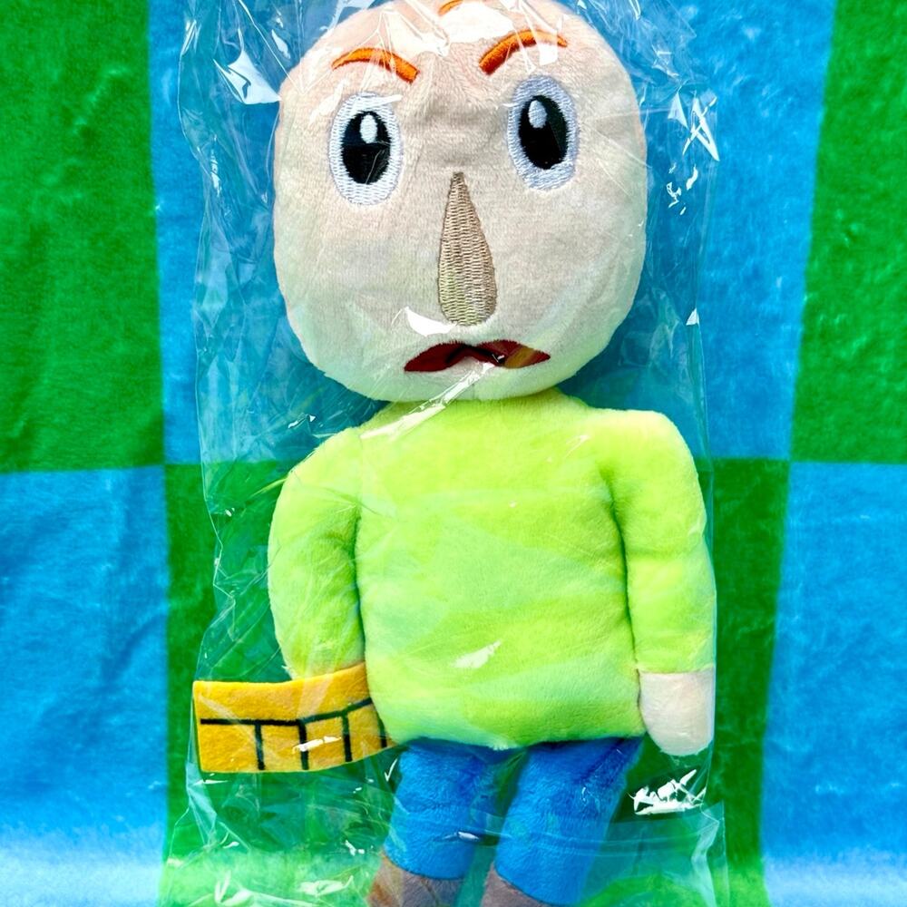 ROBLOX Horror Game Baldi Plush SEALED With Ruler